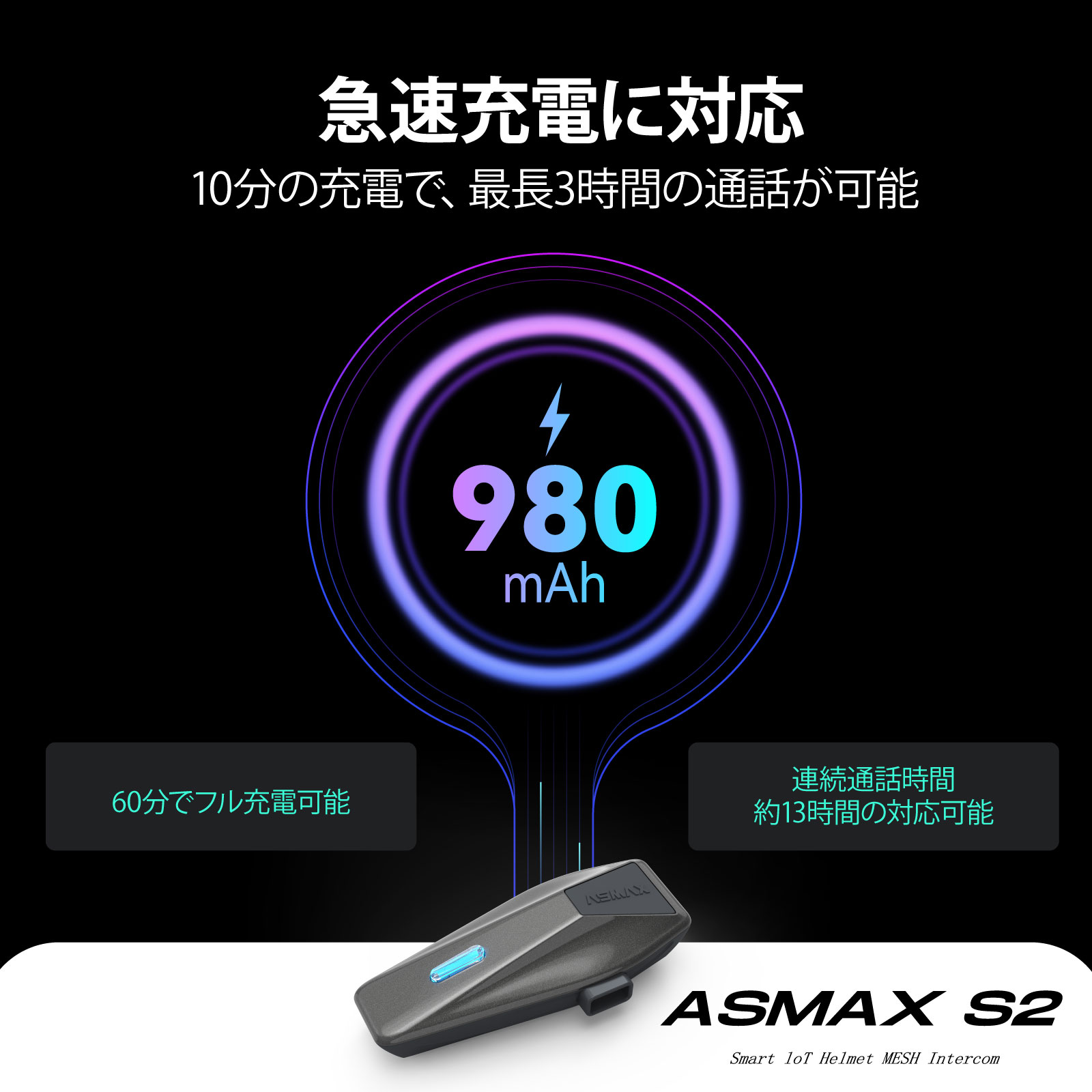 S2 インカム グレー - バイク