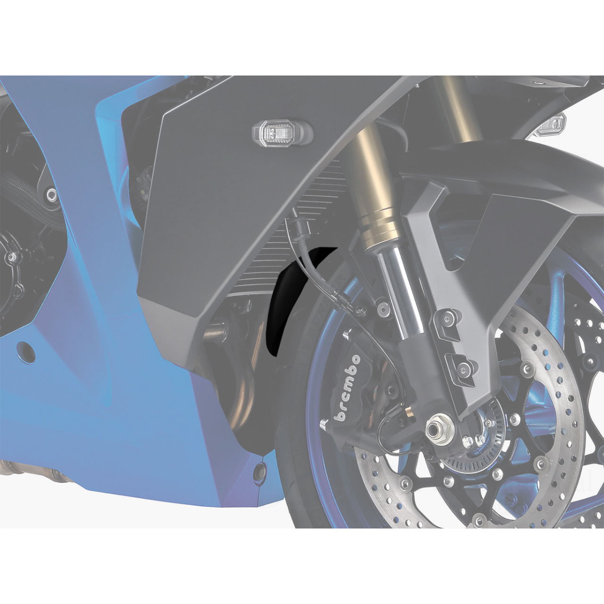 エクステンドフェンダー SUZUKI用 マットブラック - バイク