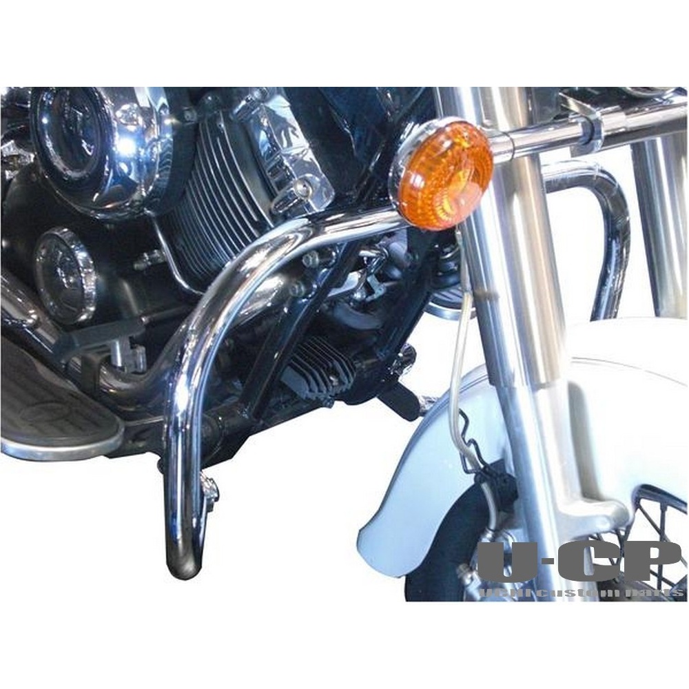 ステンレスエンジンガード ドラッグスター400/クラシック - バイク