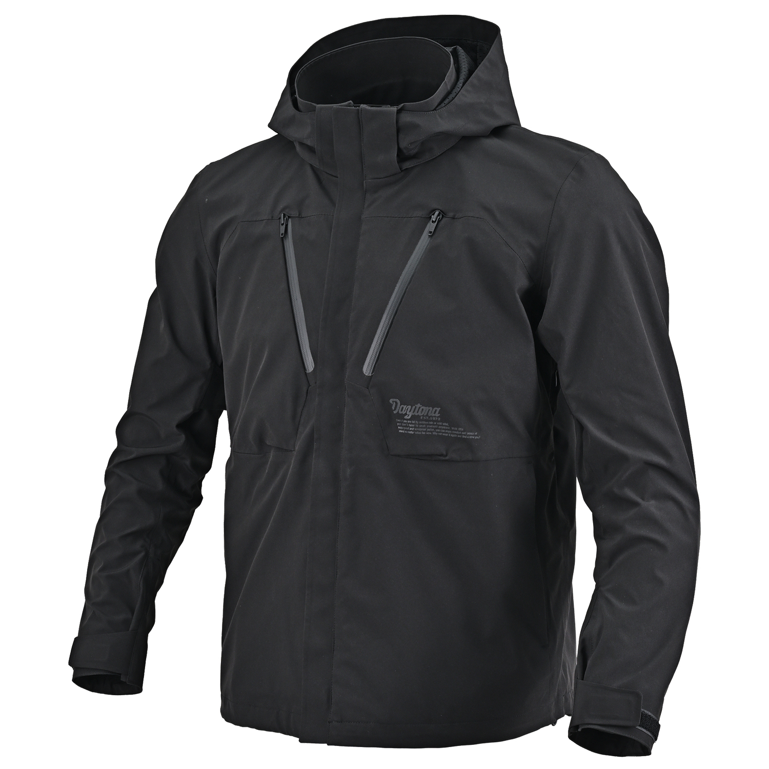 DJ-026 ハードウェザープルーフジャケット ブラック L - バイク