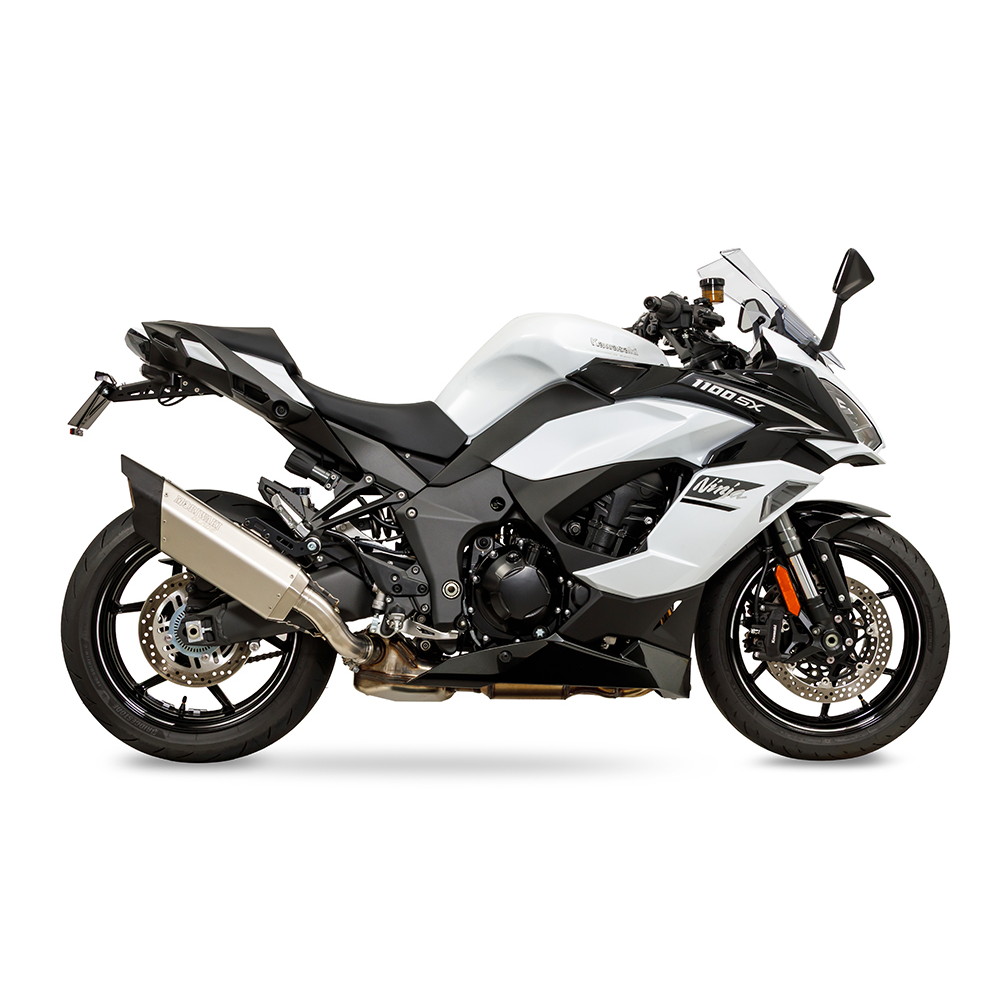 スリップオンマフラー BLADE ホワイトチタン Ninja1000SX/Ninja1100SX