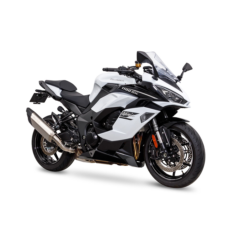 スリップオンマフラー BLADE ホワイトチタン Ninja1000SX/Ninja1100SX