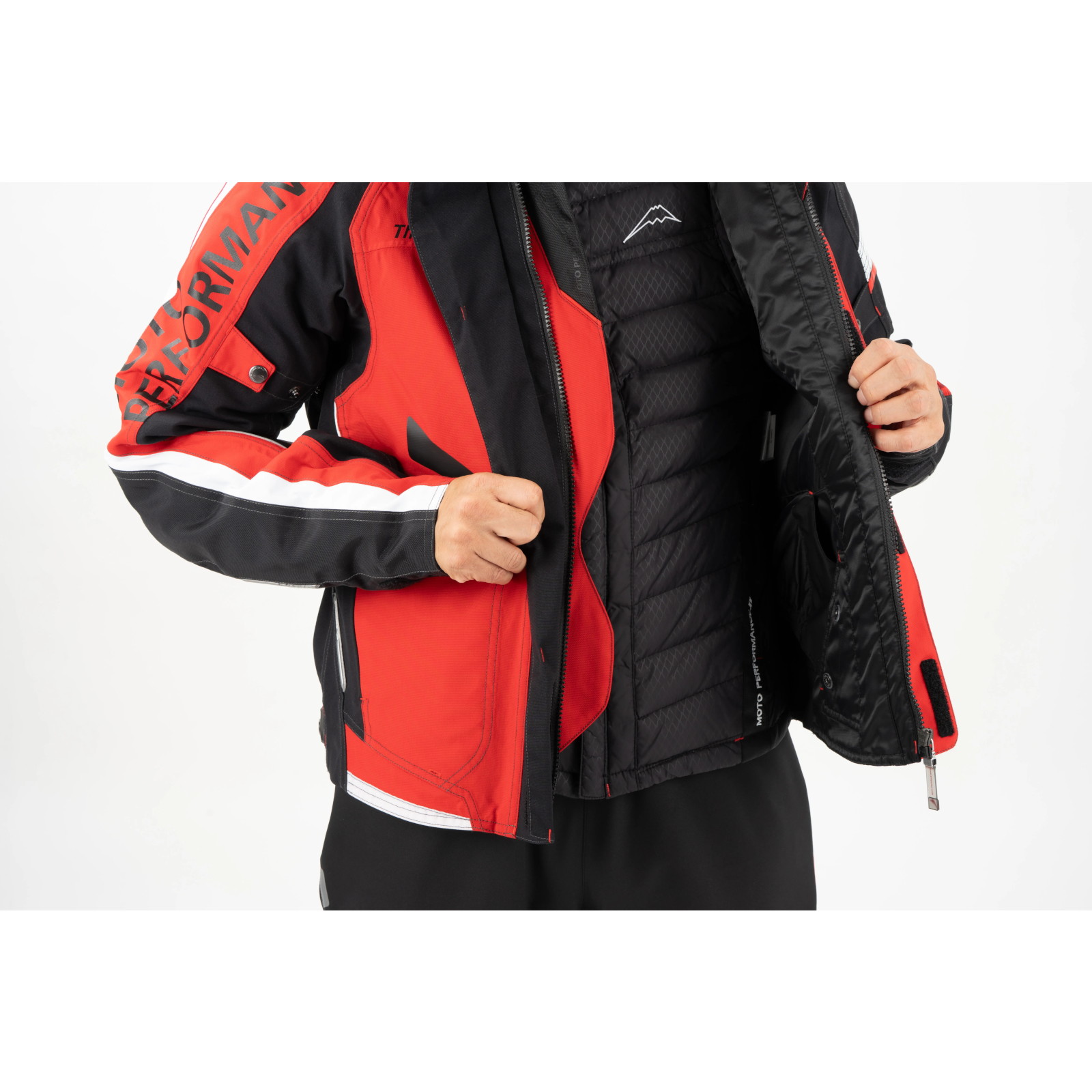 ヨシムラクシタニ ウインターコンテンドジャケット レッド XL - バイク