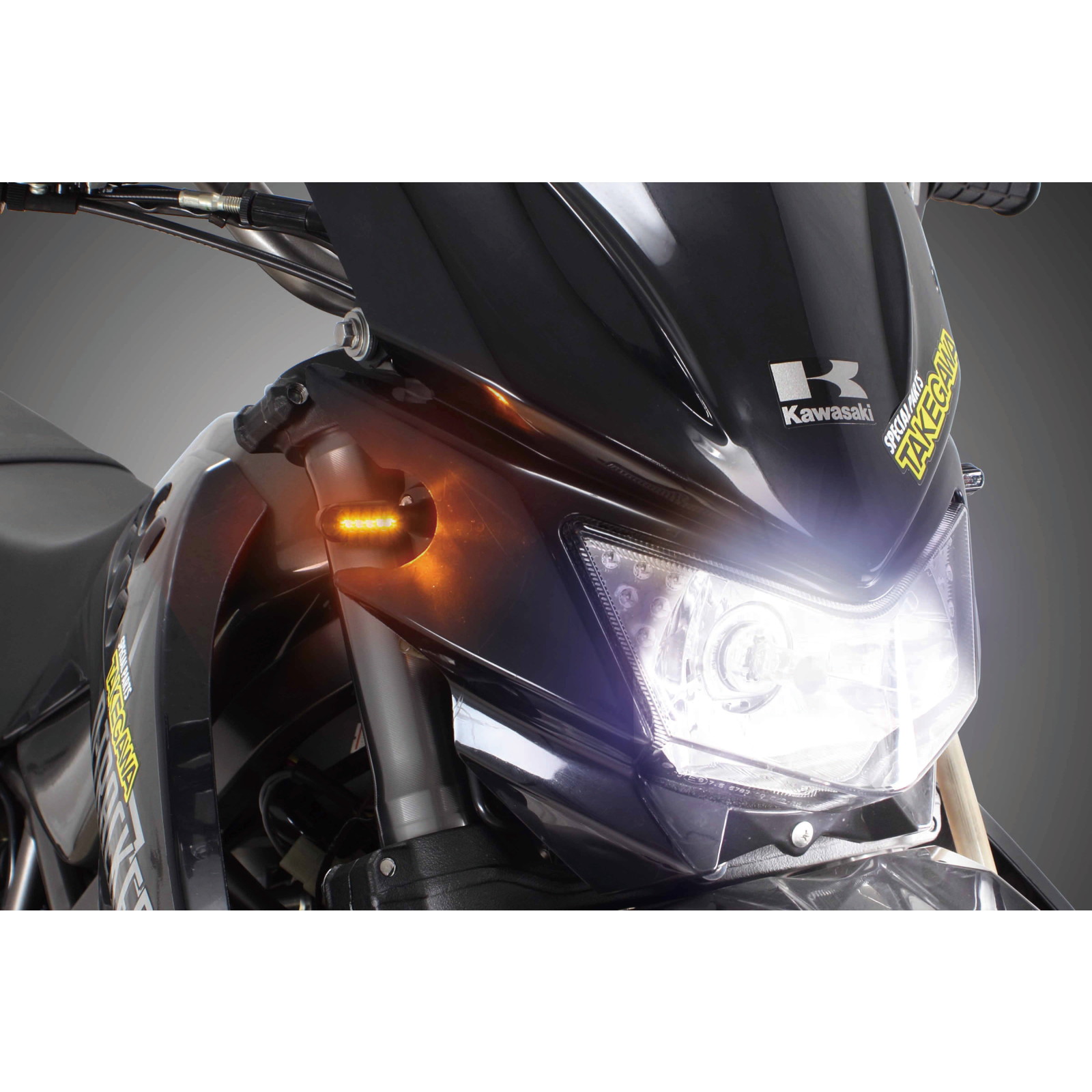 ストリームラインミニLEDウインカーキット D-トラッカー125/KLX125 ストリームラインミニLEDウインカーキット D-トラッカー125/KLX125