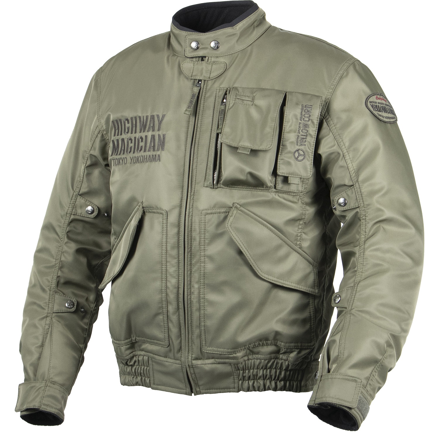 YB-5300 ウィンタージャケット カーキ S - バイク