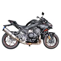 NASSERT Evolution GT スリップオンマフラー クリアチタン Z H2 - バイク