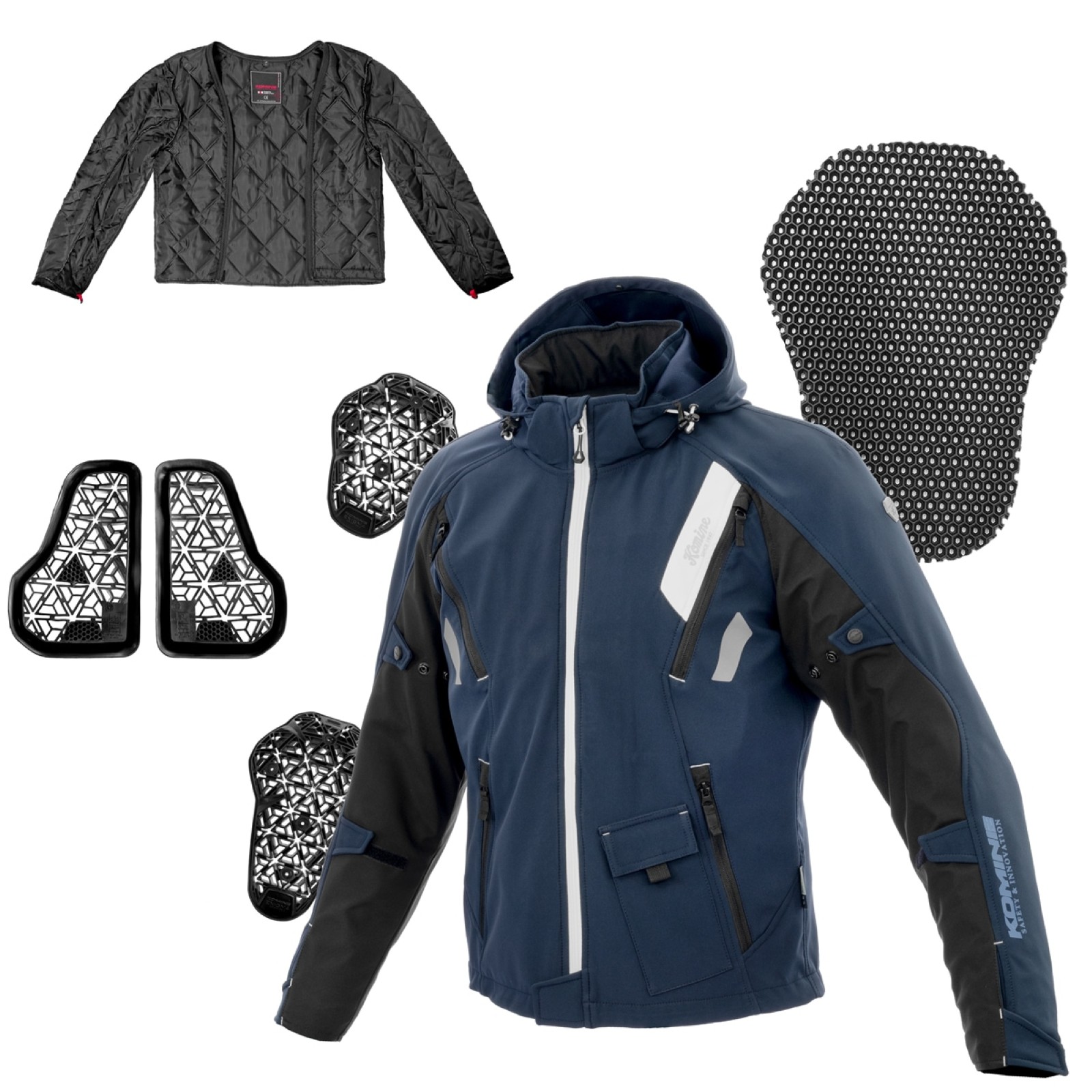 JK-637 エニグマG2ソフトシェルジャケットソリアーノII ネイビー 4XL