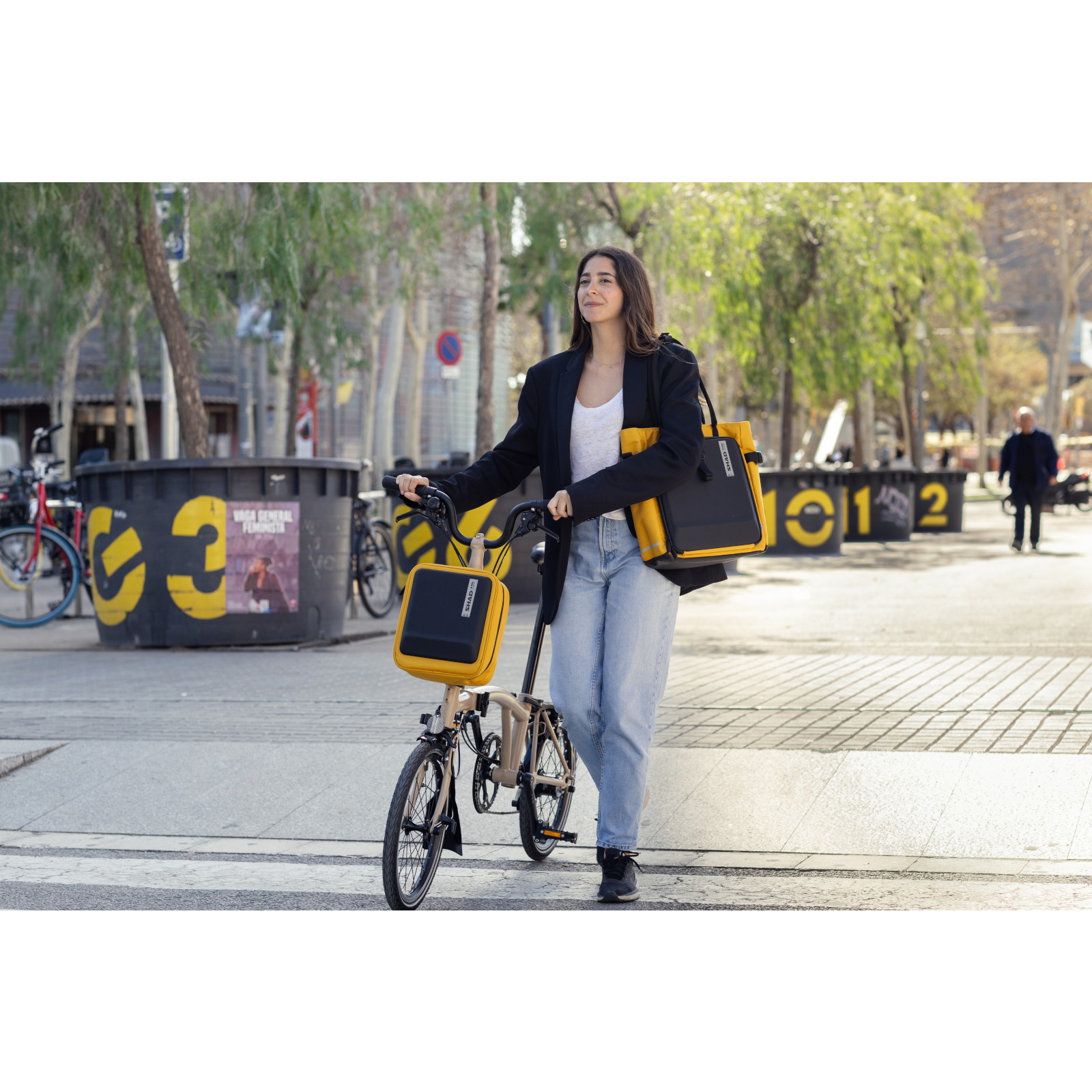 Shad◇DAILY自転車ボックス20Lワンタッチ脱着式 アムステルダム