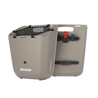 Shad◇DAILY 自転車ボックス 20L ワンタッチ脱着式 オスログレー DAILY 自転車ボックス 20L ワンタッチ脱着式 フローレンスクリーム