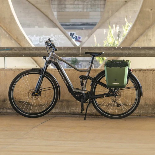 Shad◇DAILY自転車ボックス20Lワンタッチ脱着式 アムステルダムグリーン DAILY 自転車ボックス 20L ワンタッチ脱着式 アムステルダムグリーン