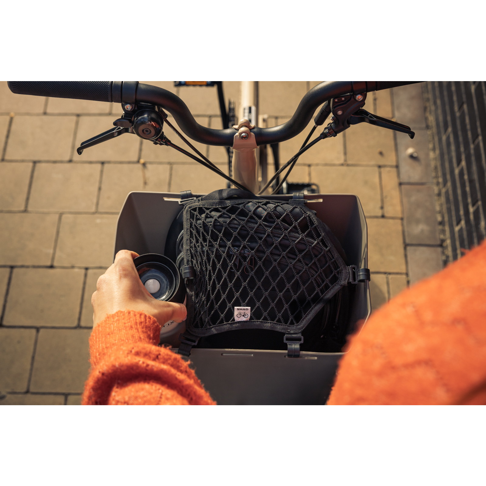 DAILY 自転車ボックス 20L Brompton フロント用 フローレンスクリーム