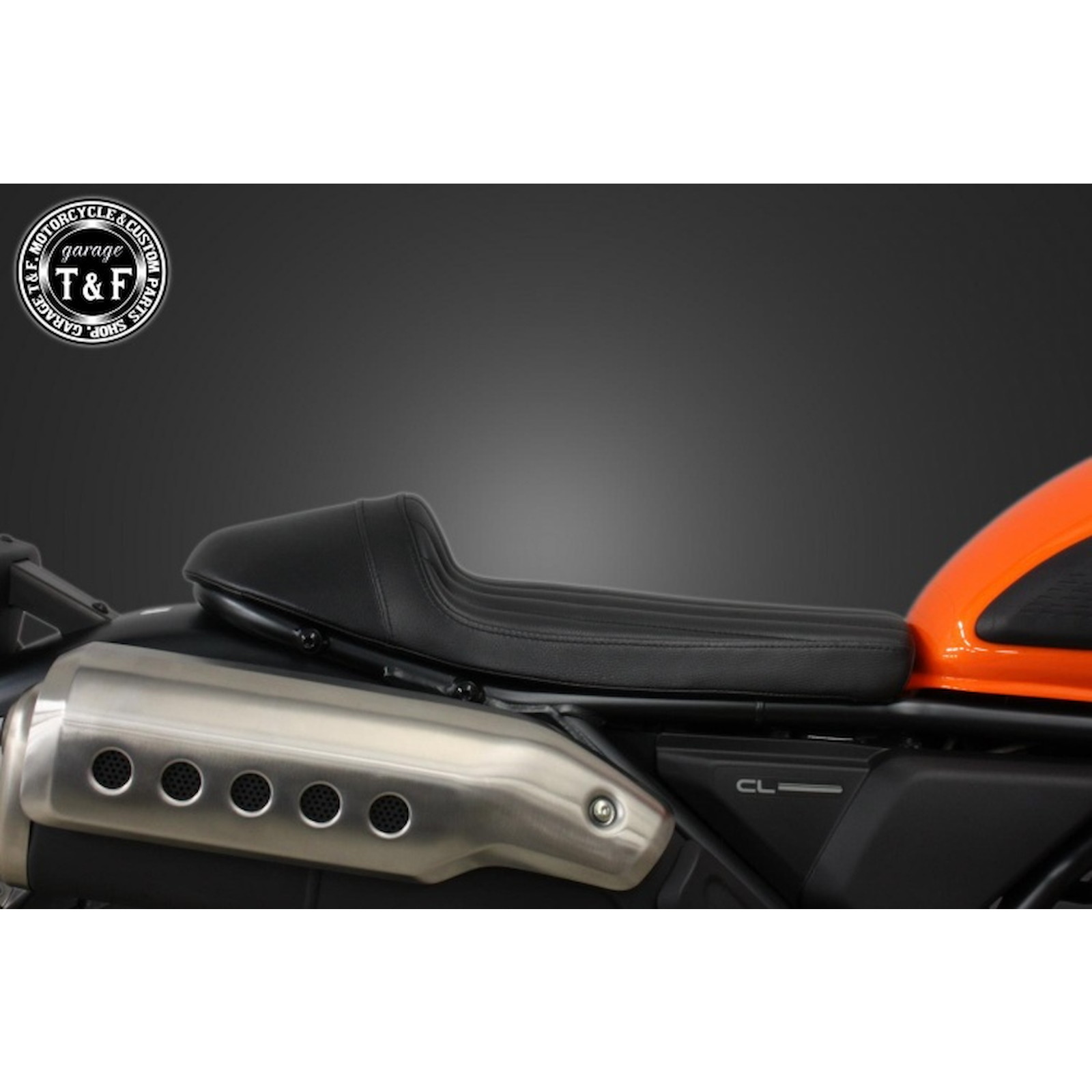 ガレージT&F 250TR バーチカルシート ブラック 【公式通販】