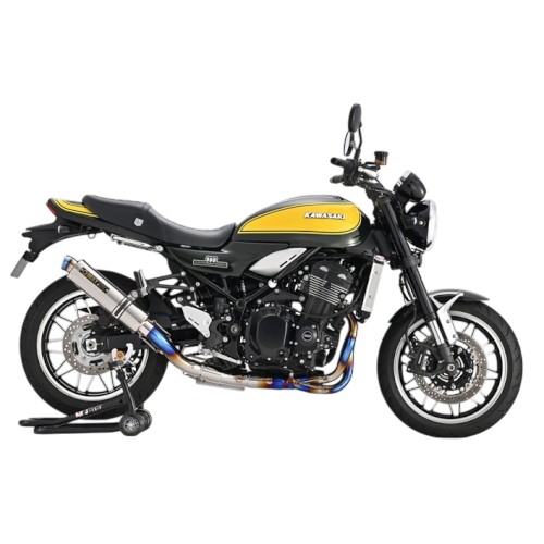 New NASSERT-R STD フルエキゾーストマフラー TI/TI Z900RS - バイク