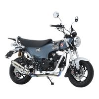 機械曲ストレート762サイクロン TYPE-UP 政府認証 ダックス125 - バイク