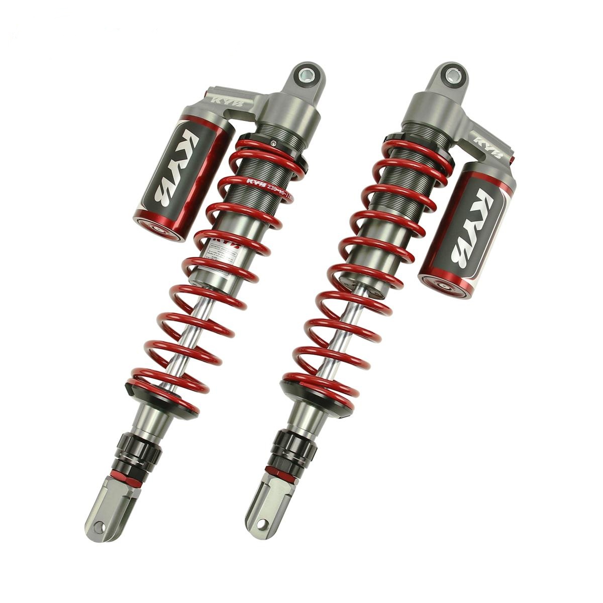 K-Elite アジャスタブル リアサスペンション 420mm レッド - バイク