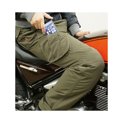 RR7715LF デュアルテックスウインターカーゴパンツLF オリーブ SW - バイク