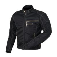 RR7313 ライディングZIPメッシュジャケット ブラック M - バイク