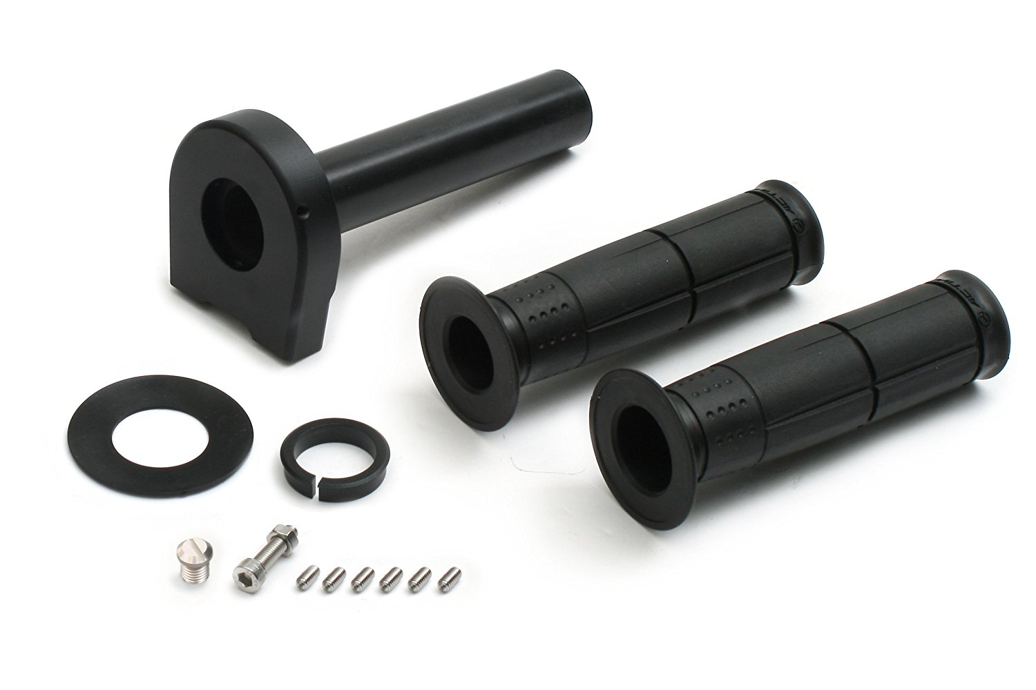 ACTIVE 車種別スロットルキット TYPE-2 巻取φ36/メッキ金具 ブラック