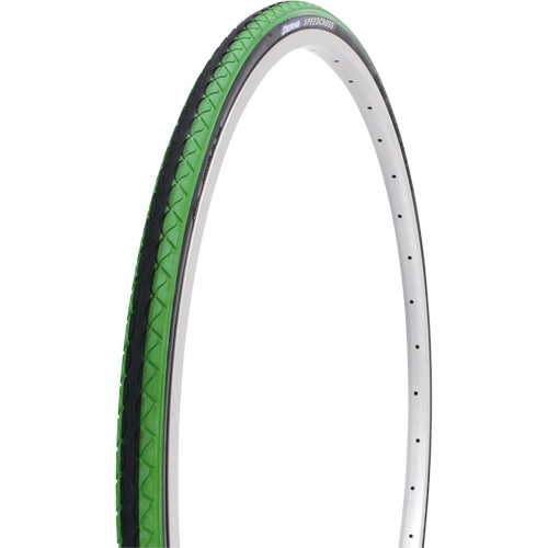 SR018 DEMING SPEEDCROSS 700-35C W/O ブラック/グリーン タイヤのみ