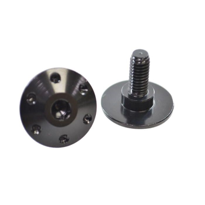 NXC125-198-BK アルミフロントフェンダーボルト ブラック - バイク