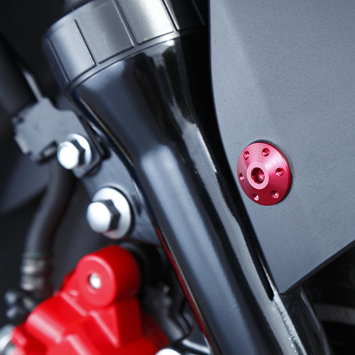 NXC125-198-BK アルミフロントフェンダーボルト ブラック - バイク