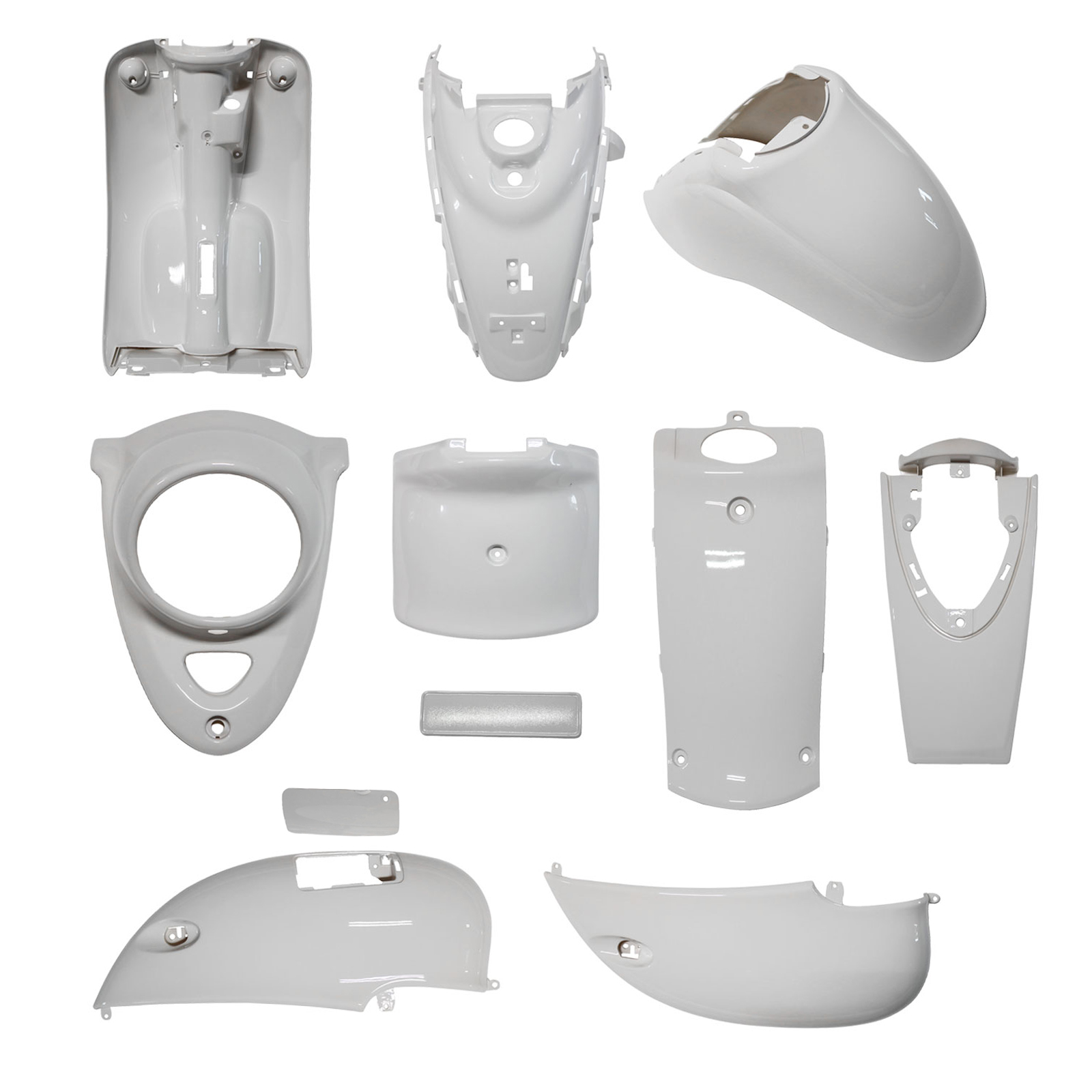 外装10点セット 2stビーノ(5AU) 1型 ラジカルホワイト(00UJ) - バイク