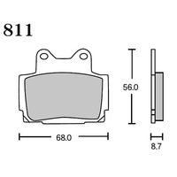 FINE ALLOY 55(ファインアロイ55) ブレーキパッド FA5 811 - バイク