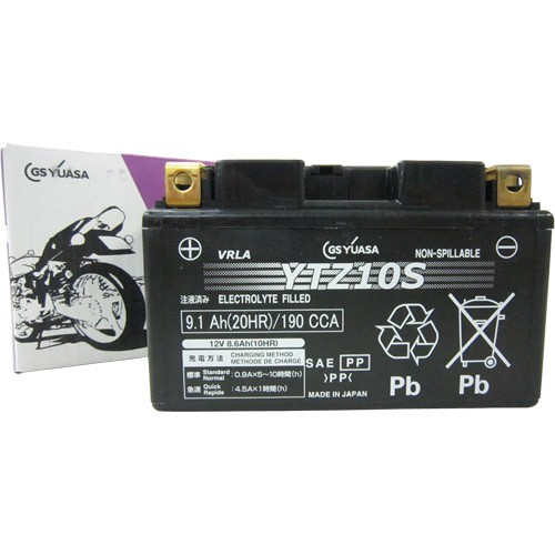 YTZ10S VRLA(制御弁式)バッテリー - バイク