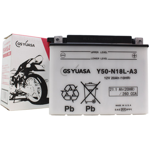 Y50-N18L-A3 開放式バッテリー - バイク
