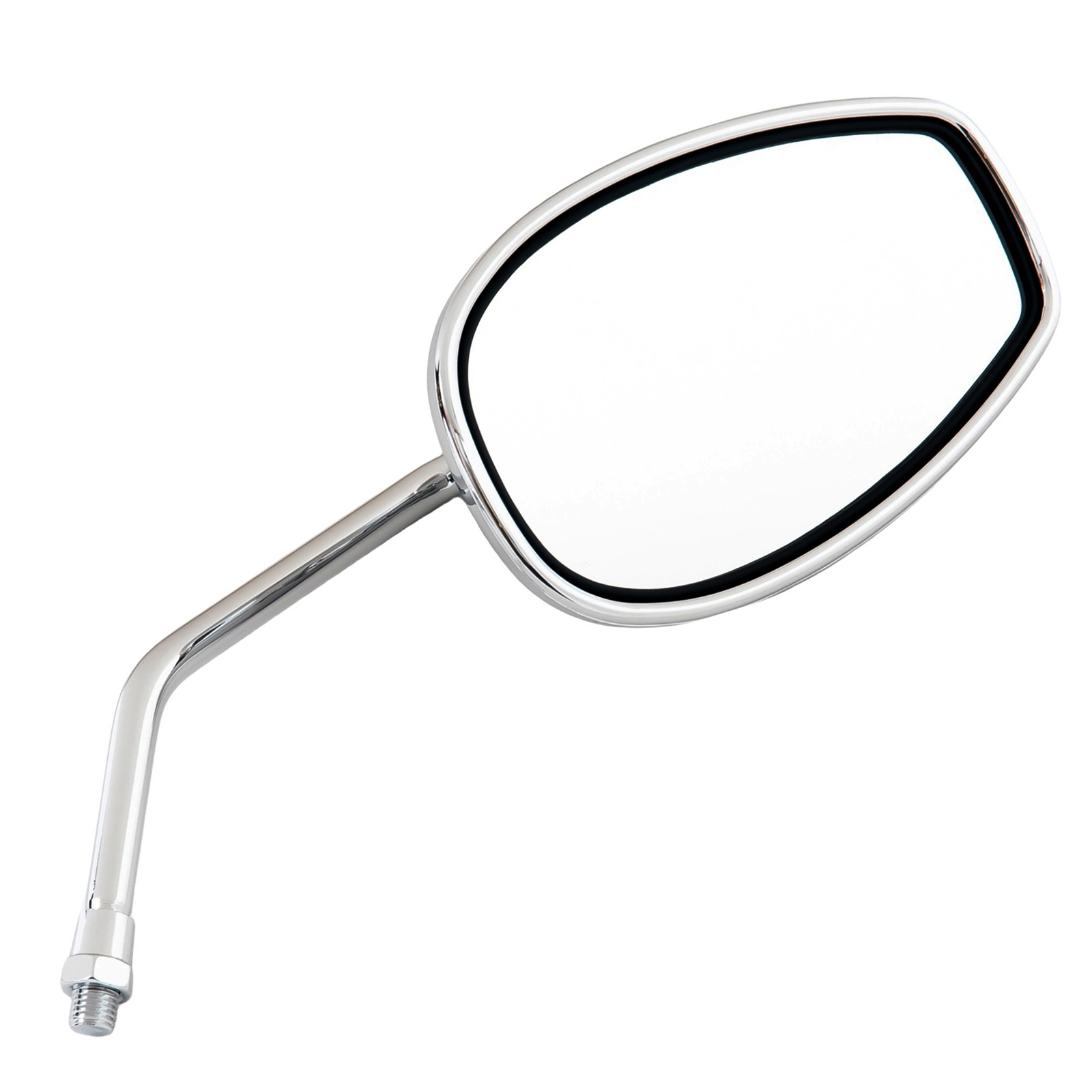 ミラックス08 楕円メッキミラー右 正ネジ10mm - バイク