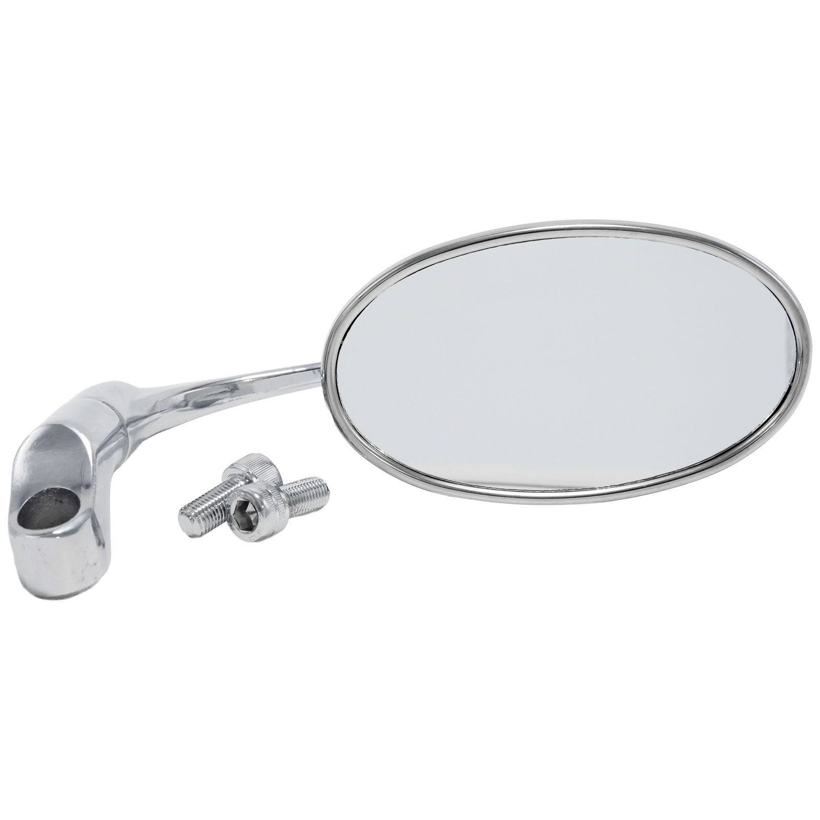 ミラックス10 メッキクラシックミラー 左右共通 正ネジ10mm - バイク