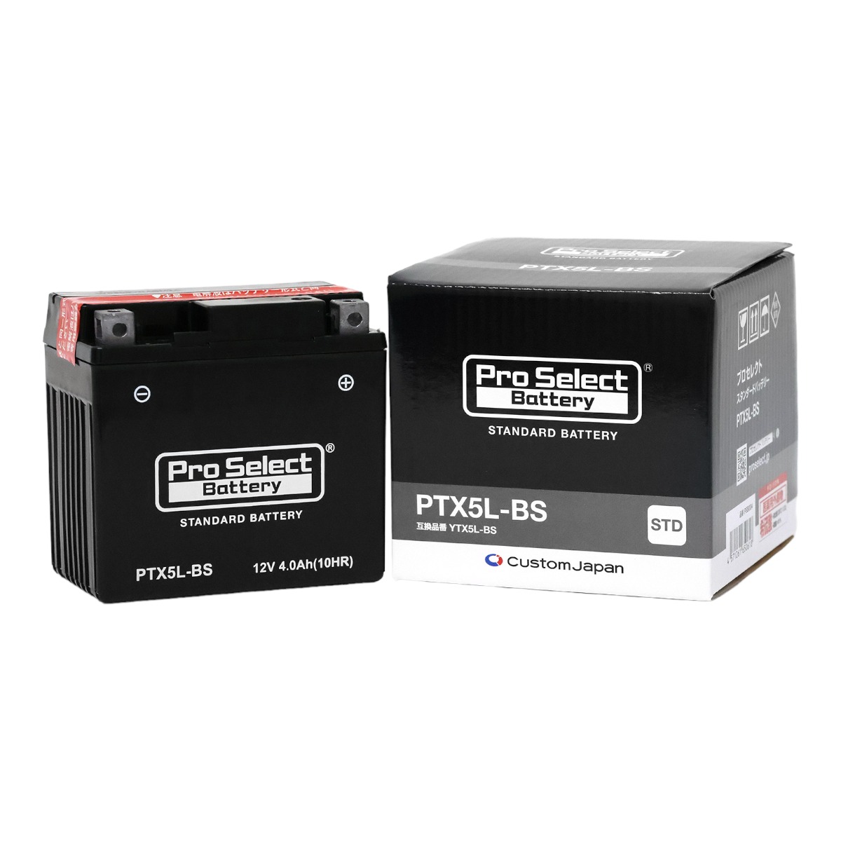PTX5L-BS スタンダードバッテリー(YTX5L-BS 互換) - バイク