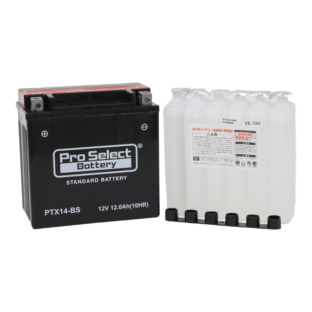 PTX14-BS スタンダードバッテリー(YTX14-BS 互換) - バイク