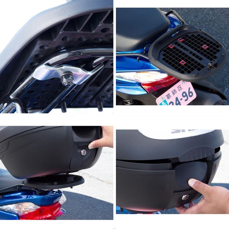 SH26 トップケース 無塗装ブラック - バイク