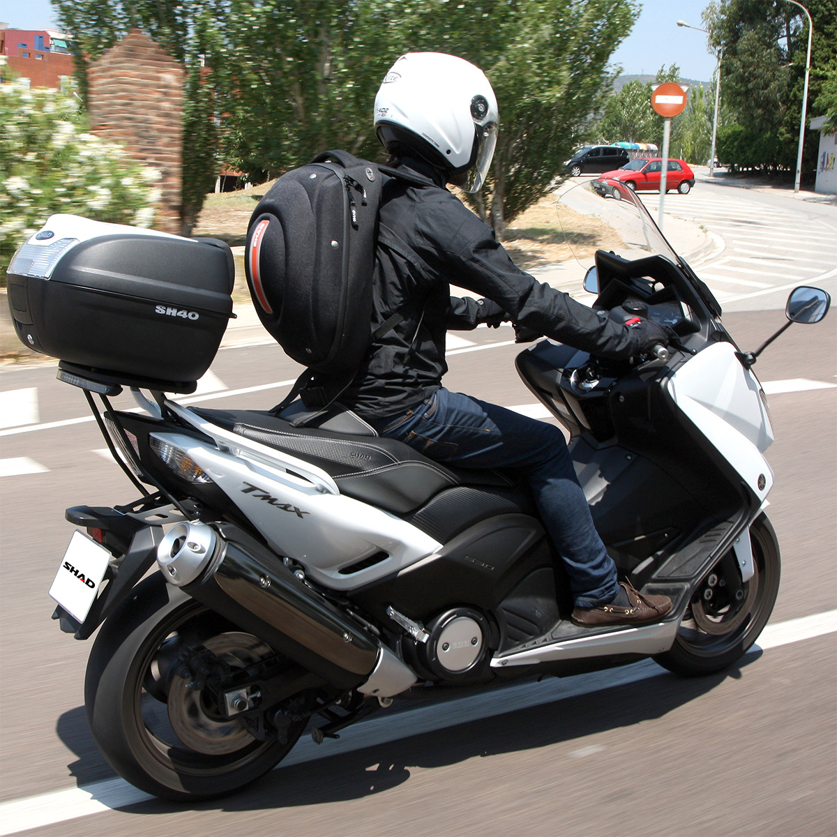 Ｇarageケース ブラック全塗装 SHAD SH23 サイドケースセット 片側23L (無塗装ブラック